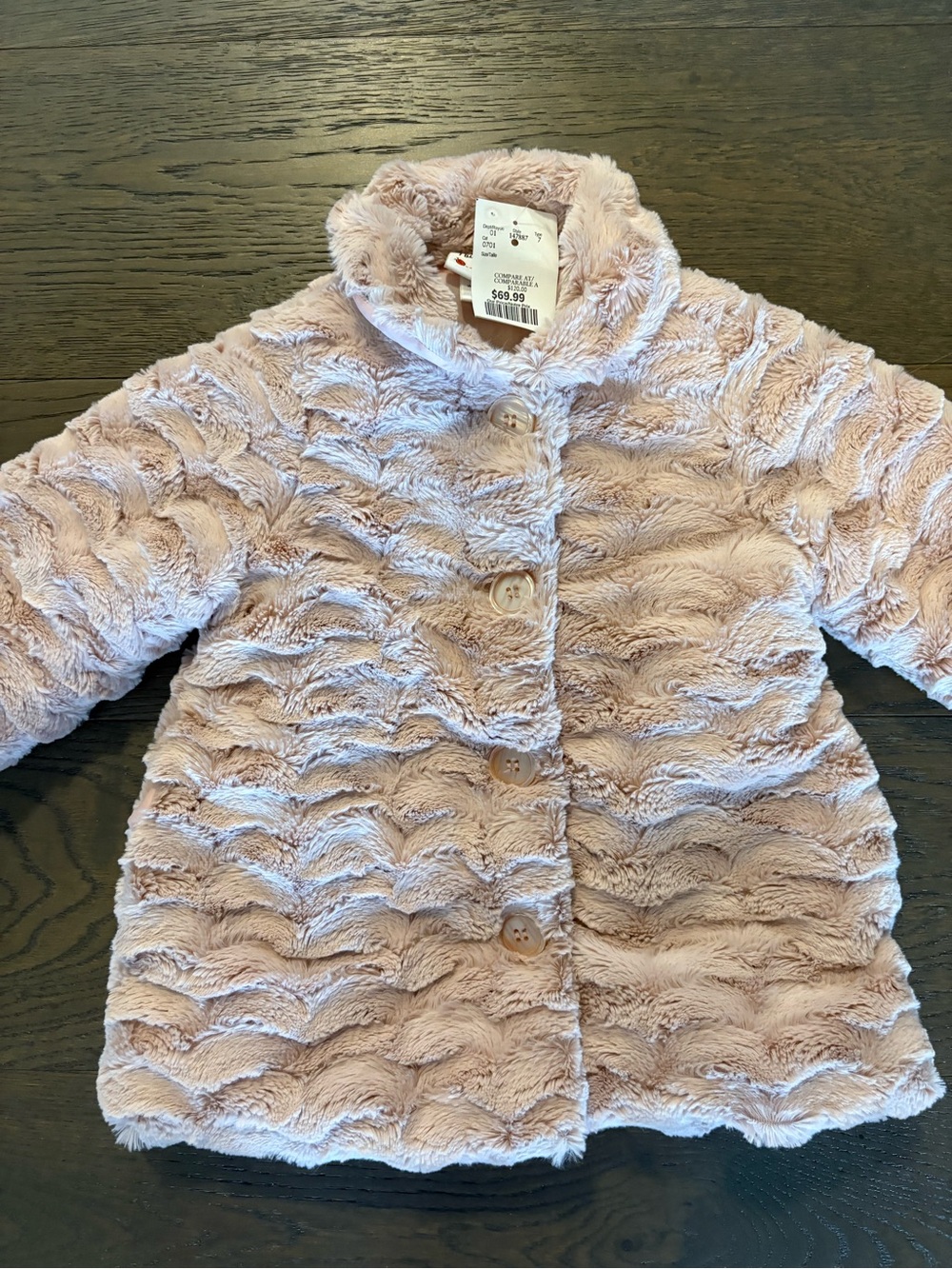 Nula Bug girls pink spring jacket sz 18M NWT